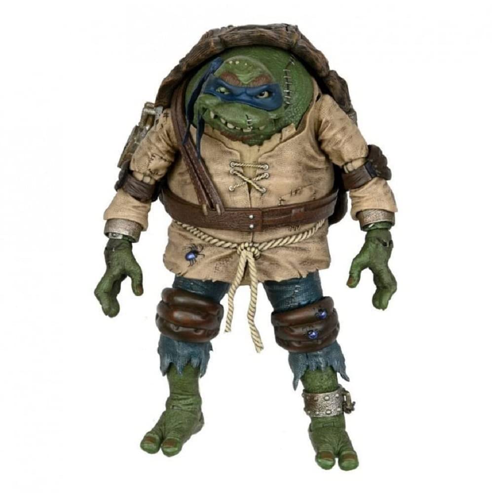 NECA Leonardo Hunchback shell opening reveals accessory storage