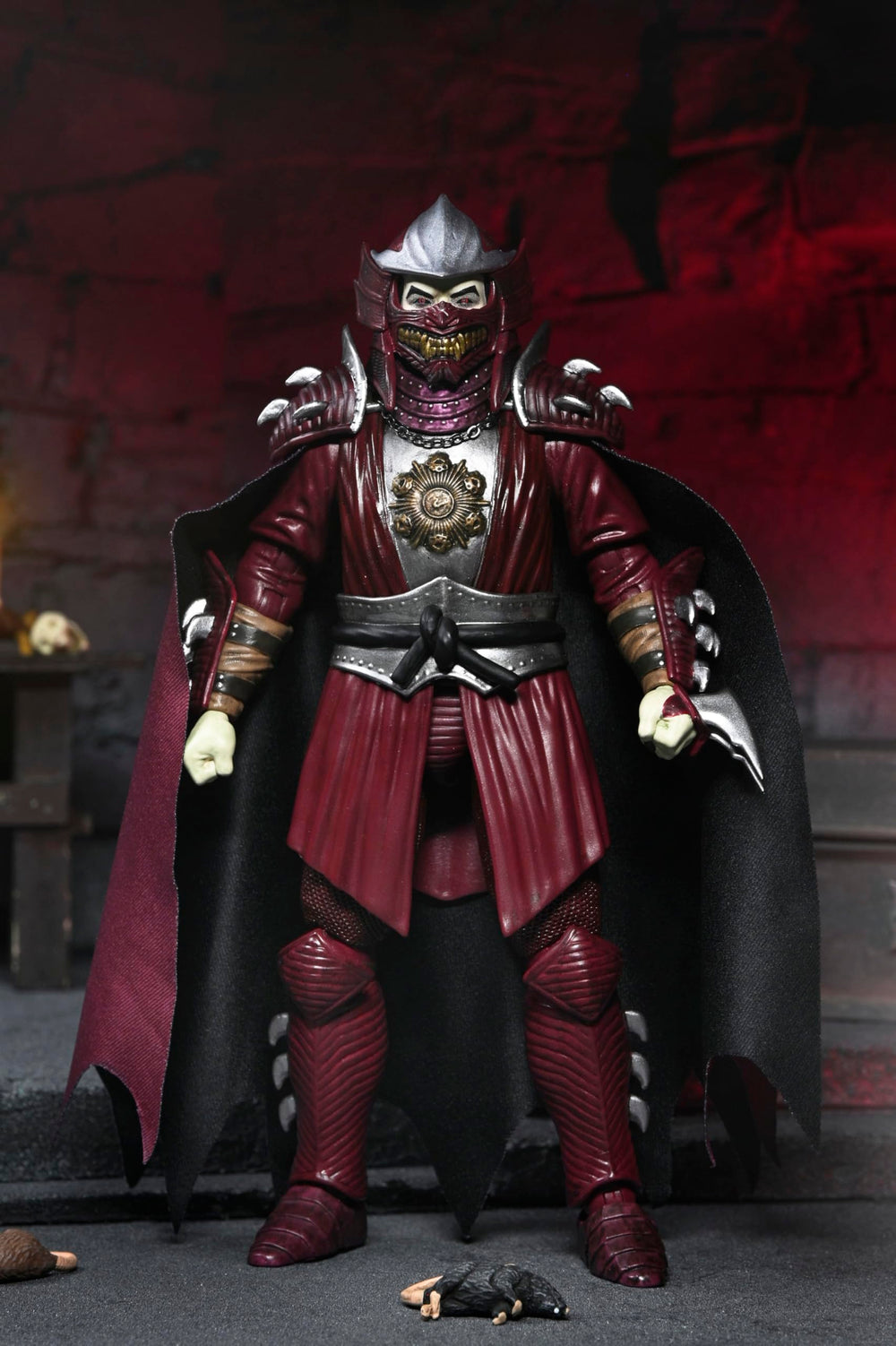 NECA Shredder as Dracula Crimson lifeless rats for atmospheric scenes