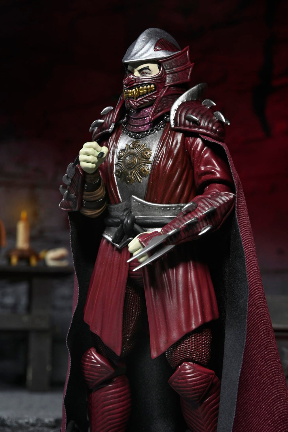 NECA Shredder as Dracula Crimson box art highlights collector appeal