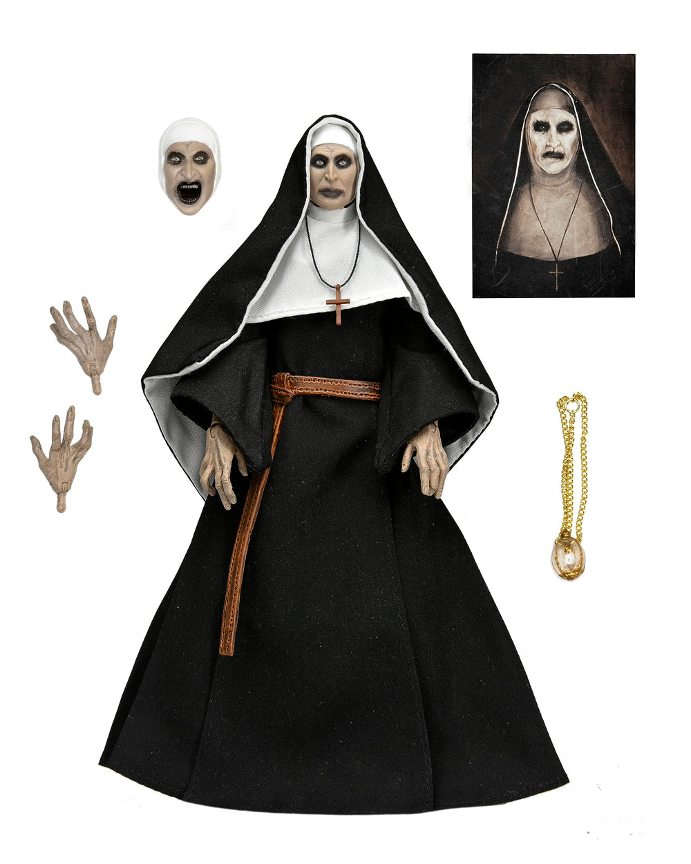 NECA Valak display stand provides secure support for dynamic displays