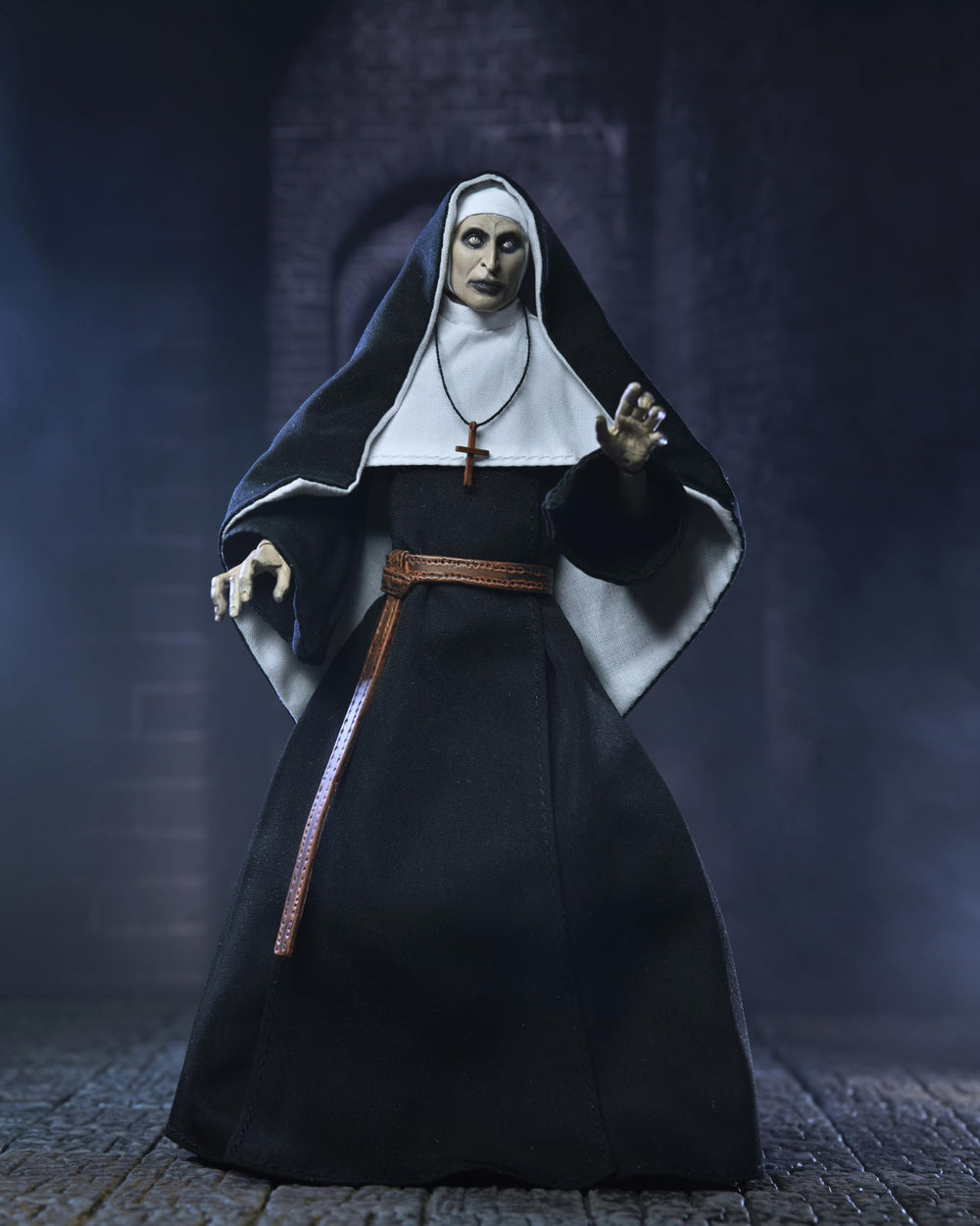 NECA Valak packaging features a window box with opening flap