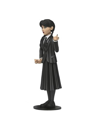 NECA Wednesday Addams with Thing accessory enhances display options for fans and collectors.