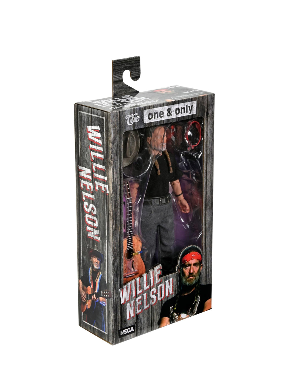 NECA Willie Nelson bandana detail adds authentic western flair to display.