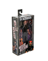 NECA Willie Nelson bandana detail adds authentic western flair to display.