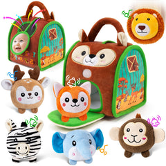 NECTAR BABY jungle cabin plush toy fuels safe baby exploration during playtime.