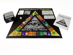 Neddy Games conspiracy cards pack with 250 questions and 25 cover-ups for engaging rounds