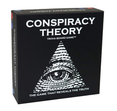 Neddy Games Conspiracy Theory Trivia Board Game box for party nights