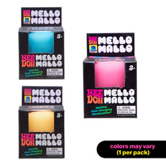 Needoh NeeDoh Mello Mallo doh-filled sensory toy for calming fidget moments.