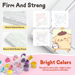 nekpiahu easy step-by-step paint by numbers helps beginners enjoy painting