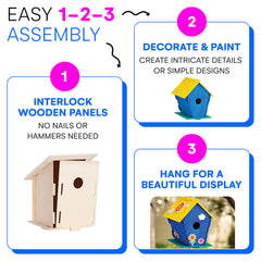 Neliblu garden decor birdhouse fits outdoor spaces adding charming detail