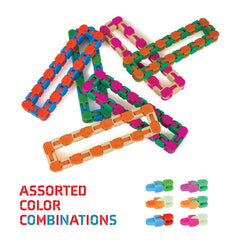Neliblu Wacky Tracks colorful design encourages creative configurations