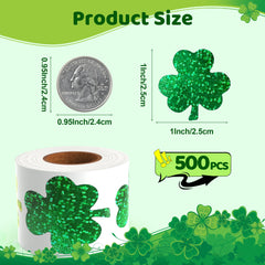 Nelisylux holographic shamrocks catch light for eye-catching decorations