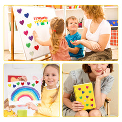 Nelisylux kids reward heart stickers for classroom motivation