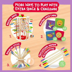 Nene Toys BALLFALL Montessori learning fosters hands-on fine motor practice.