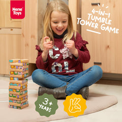 Nene Toys Safari building blocks showcase colorful ends for grip and visual clarity