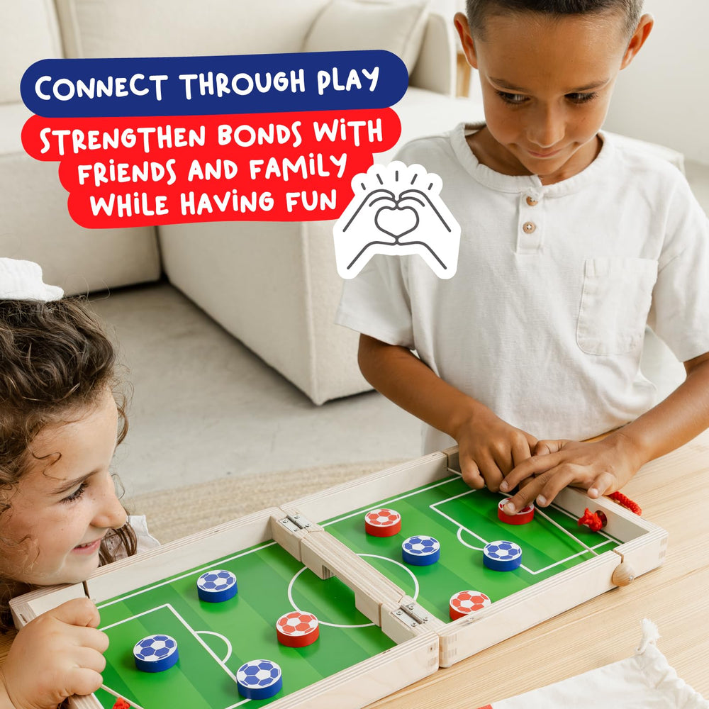 Nene Toys Sling Goal family-night setup brings smiles to game nights.
