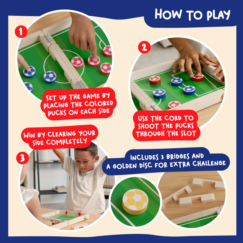 Nene Toys Sling Goal wooden board close-up shows smooth, durable finish.