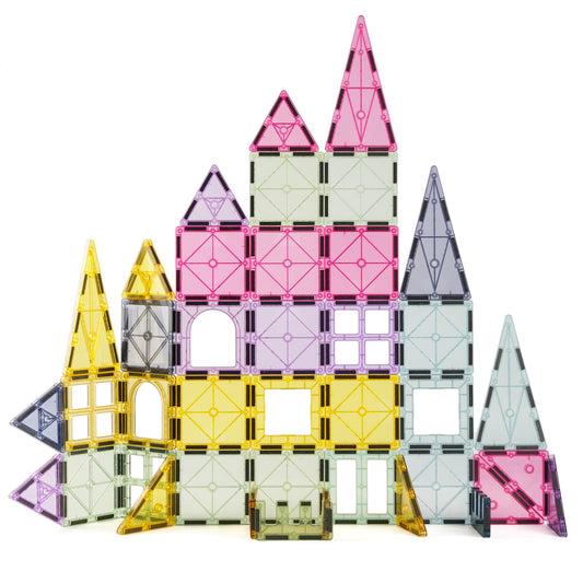 NEOFORMERS magnetic tiles car set truck front highlights sturdy construction for imaginative play.
