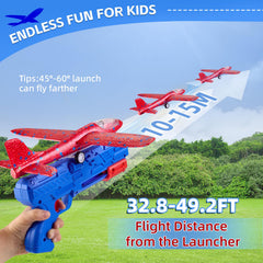 Neoot launcher with foam airplanes for easy launches