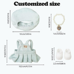 NEOVISTA Paris Mint Frost dress close-up highlights soft plush fabric and pearl accents.