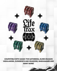 NERD GEAR LifeTrax life counter in use during game night for easy tracking