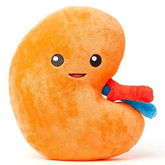 nerdbugs Kidney Plush closeup showing ultra-plush texture for cozy comfort