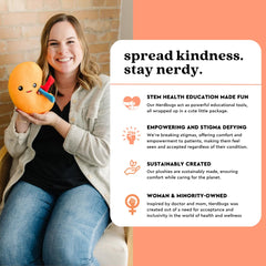 nerdbugs Kidney Plush donor gift conveying gratitude with warmth and humor