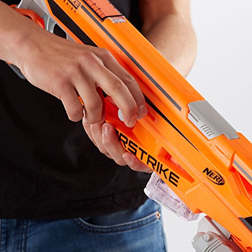 Nerf AccuStrike RaptorStrike reliable dart performance in Nerf battles.
