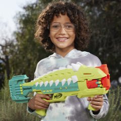 Nerf DinoSquad Armorstrike suited for indoor and outdoor play sessions