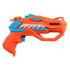 Nerf Dinosquad Raptor-Surge mouth-shot for dramatic outdoor soaking.