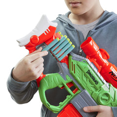Removable 10-dart clip enables fast reloading between rounds.