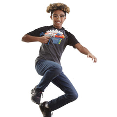 Nerf DinoSquad Stego-Smash blaster dinosaur-detail adds authentic look for pretend battles.