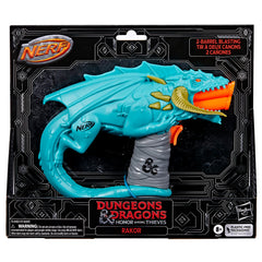 Rakor blaster loaded with two darts for quick-fire play