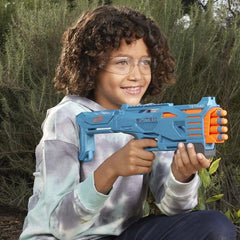 NERF Elite 2.0 reload action with darts ready to fire