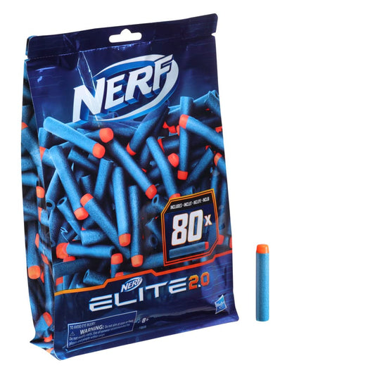 Nerf Elite 2.0 refill darts ready for fast outdoor reloads