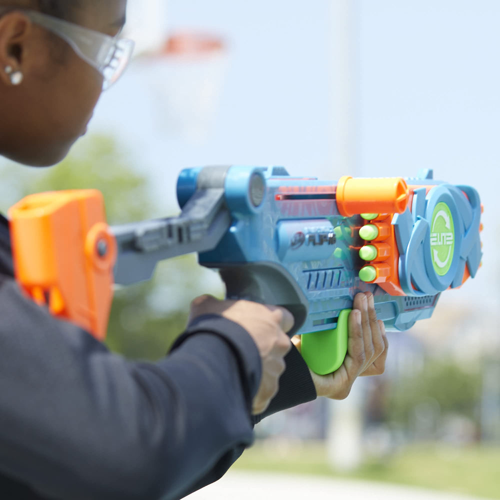 Nerf Elite 2.0 Flipshots bolt-action priming ready for use