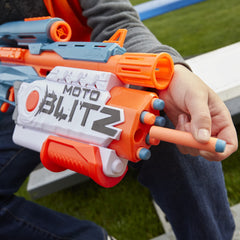 Nerf Elite 2.0 Motoblitz includes 22 darts for quick reloads.