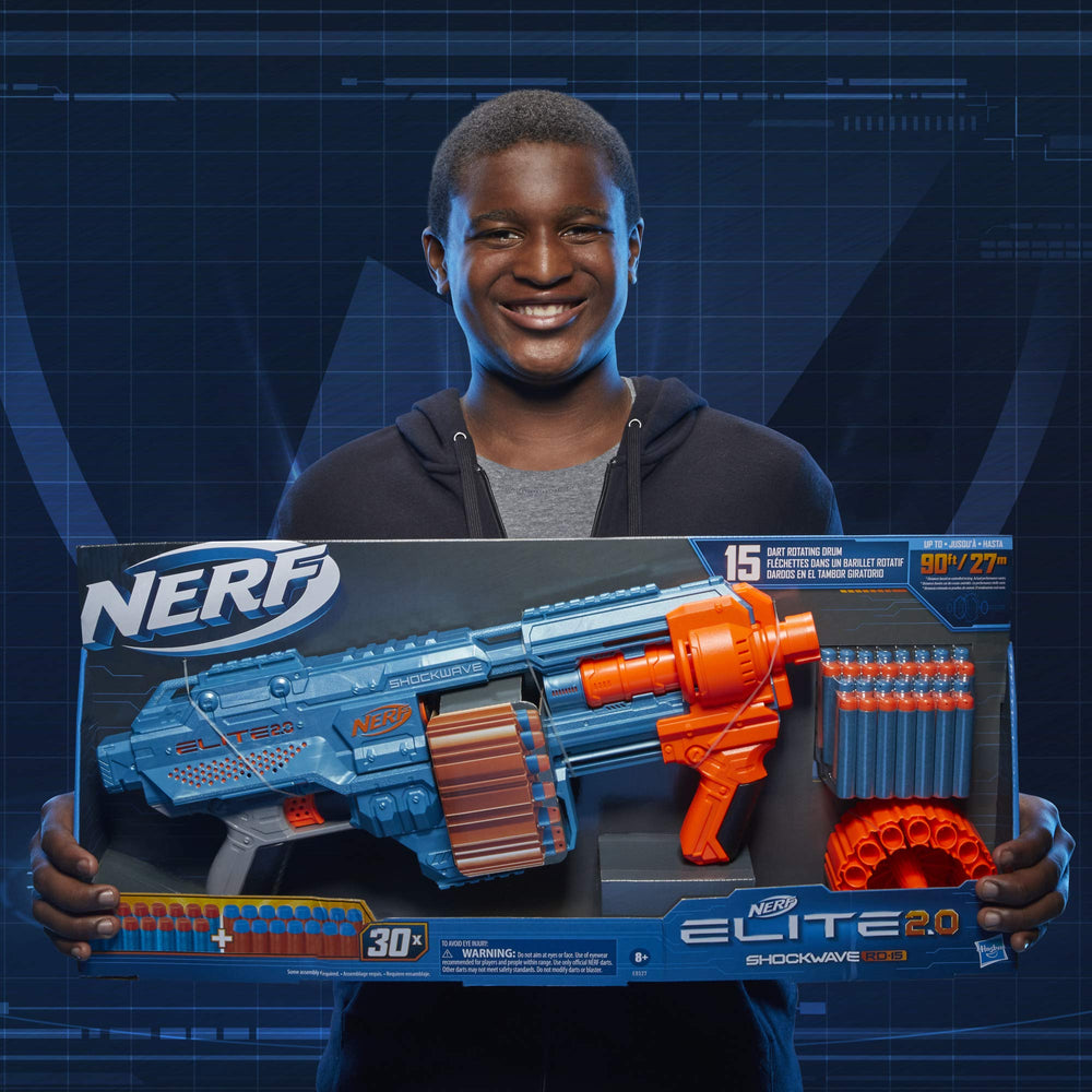 Nerf Elite 2.0 Shockwave stock attachment points.