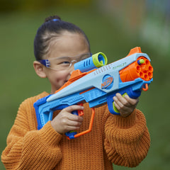 Nerf Elite Junior Rookie Pack targeting setup for accuracy practice