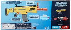 Nerf Fortnite AR-L blaster acceleration button powering the motor