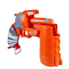 Nerf Fortnite Flare Blaster break-open loading for quick reloads during backyard battles.