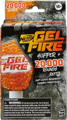 Nerf Gelfire hydrated rounds bursting on impact during play.