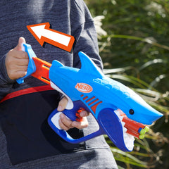 Includes 8 Nerf Elite darts for ready-to-blast play outdoors.