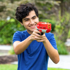 Nerf Laser Strike battery life supports longer play sessions.