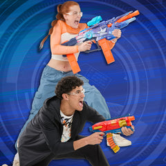Nerf Loadout Shadowspeed Recon blaster in action supports fast-paced competition.