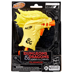 Nerf MicroShots Palarandusk Blaster loaded with two Nerf Elite darts ready for action