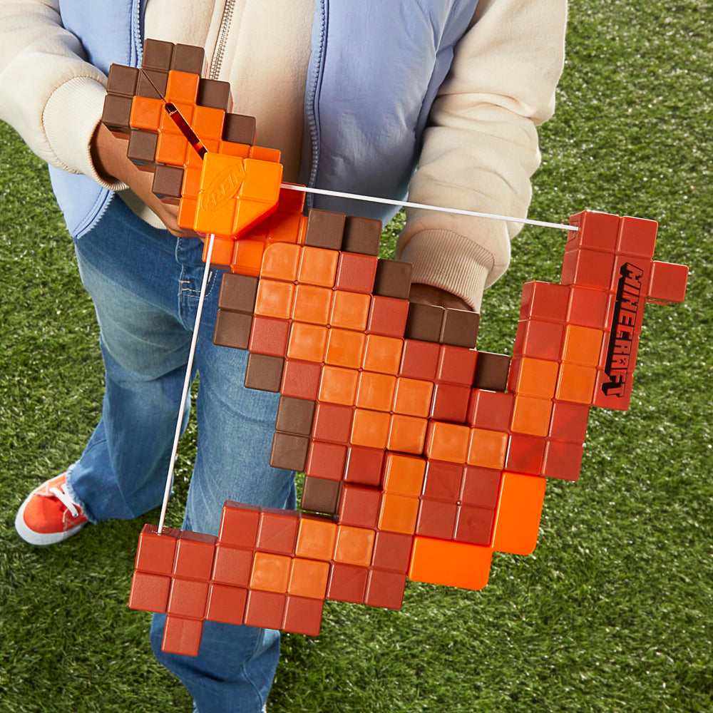 Nerf Minecraft Pillager's Crossbow indoor outdoor play