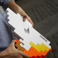 Nerf Minecraft Sabrewing Bow battery-compartment powers the motorized action.