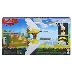 Nerf Minecraft Sabrewing Bow motorized-blasting fires eight darts in rapid sequence.