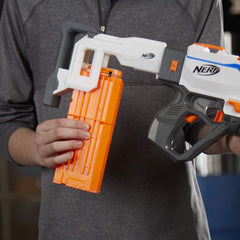 Nerf Modulus Regulator swivel handle helps stabilize your aim